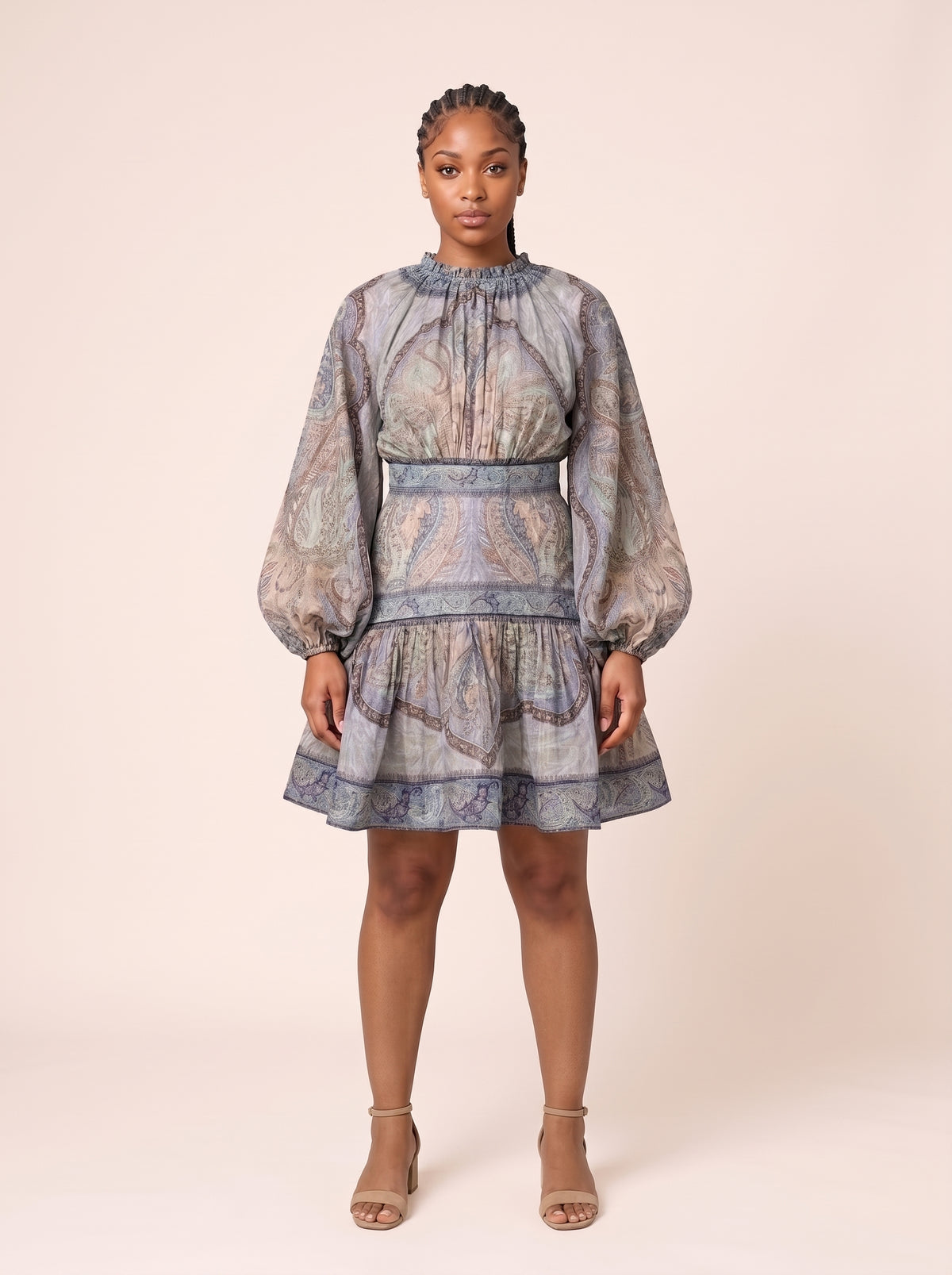 Amara Paisley Mini Dress