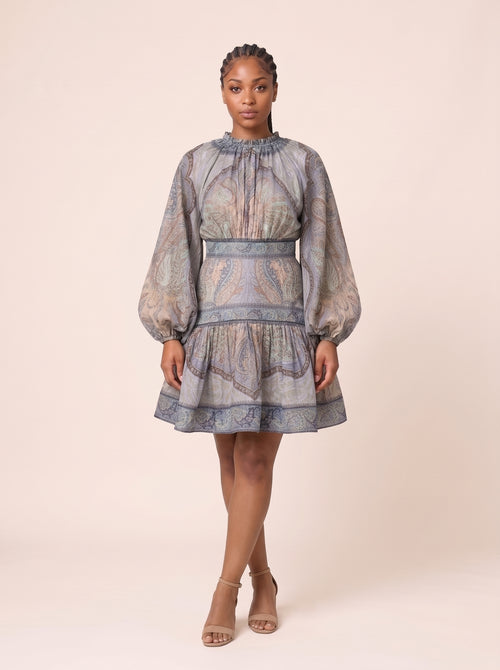 Amara Paisley Mini Dress