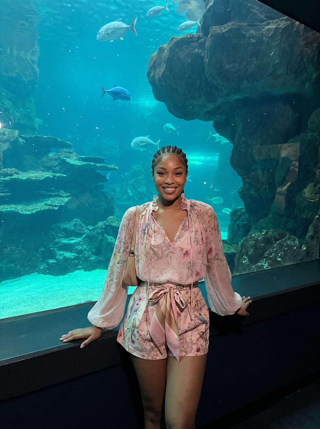 Floral Print Blouse and Shorts Co-Ord Set