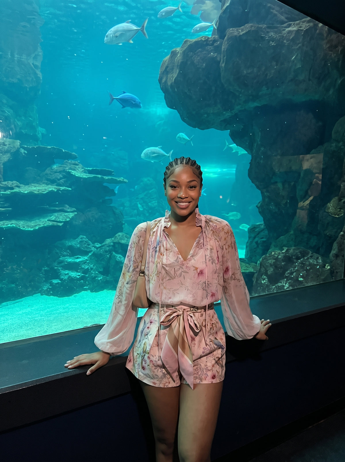 Floral Print Blouse and Shorts Co-Ord Set